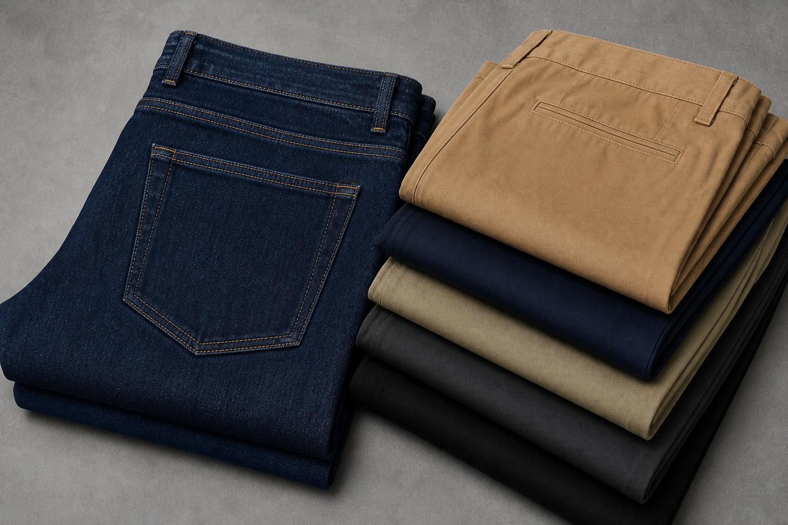 H & MR Men's Wear manufacturing — Trousers & denim