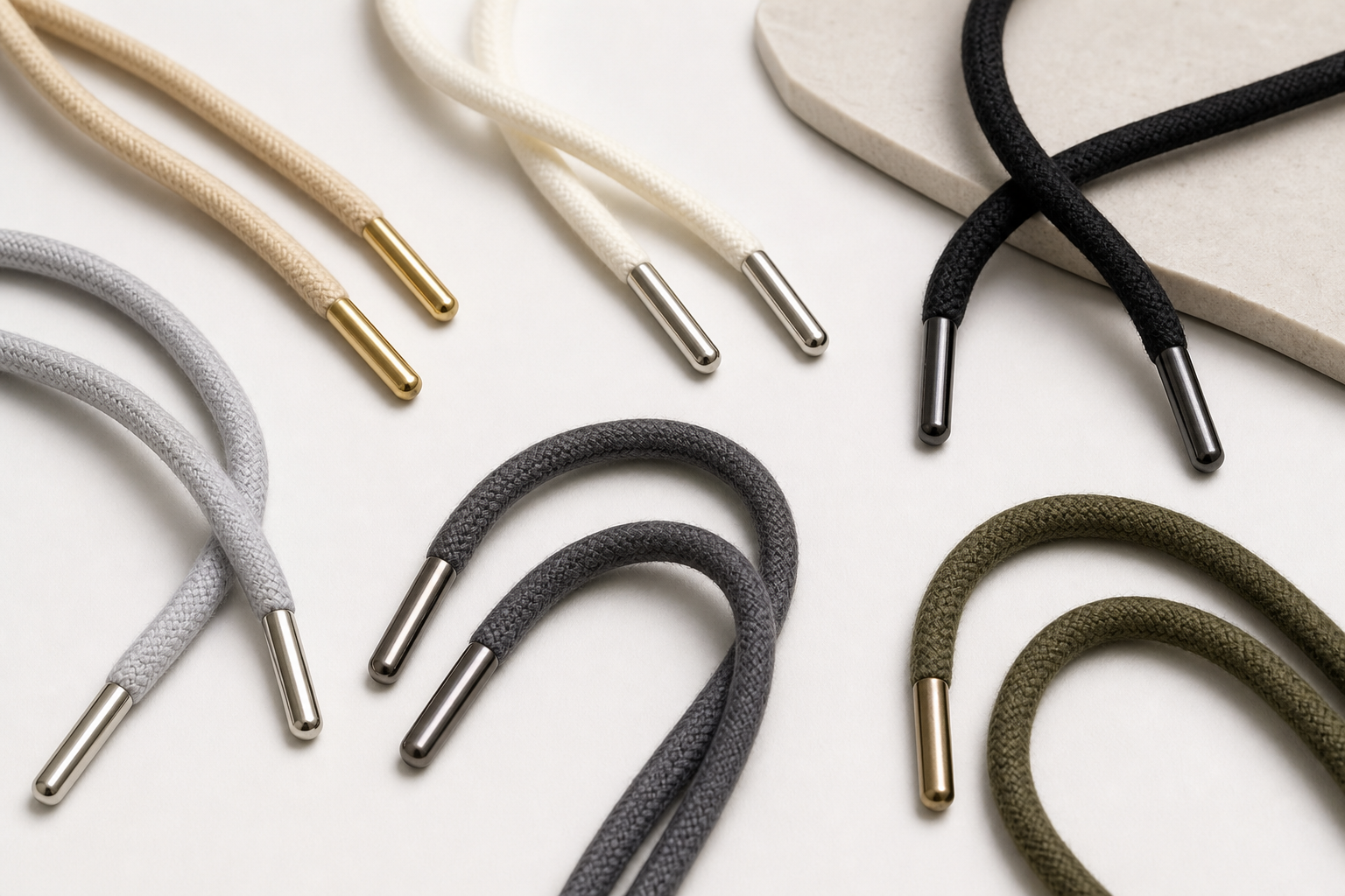 H & MR own manufactured product — Drawstring & Tipping