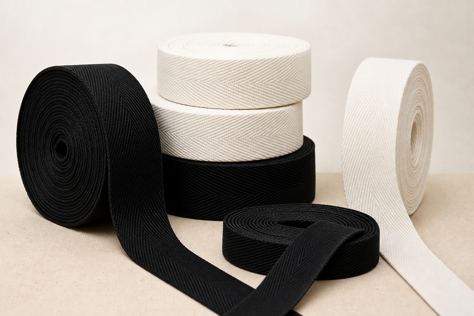 H & MR own manufactured product — Twill Tape