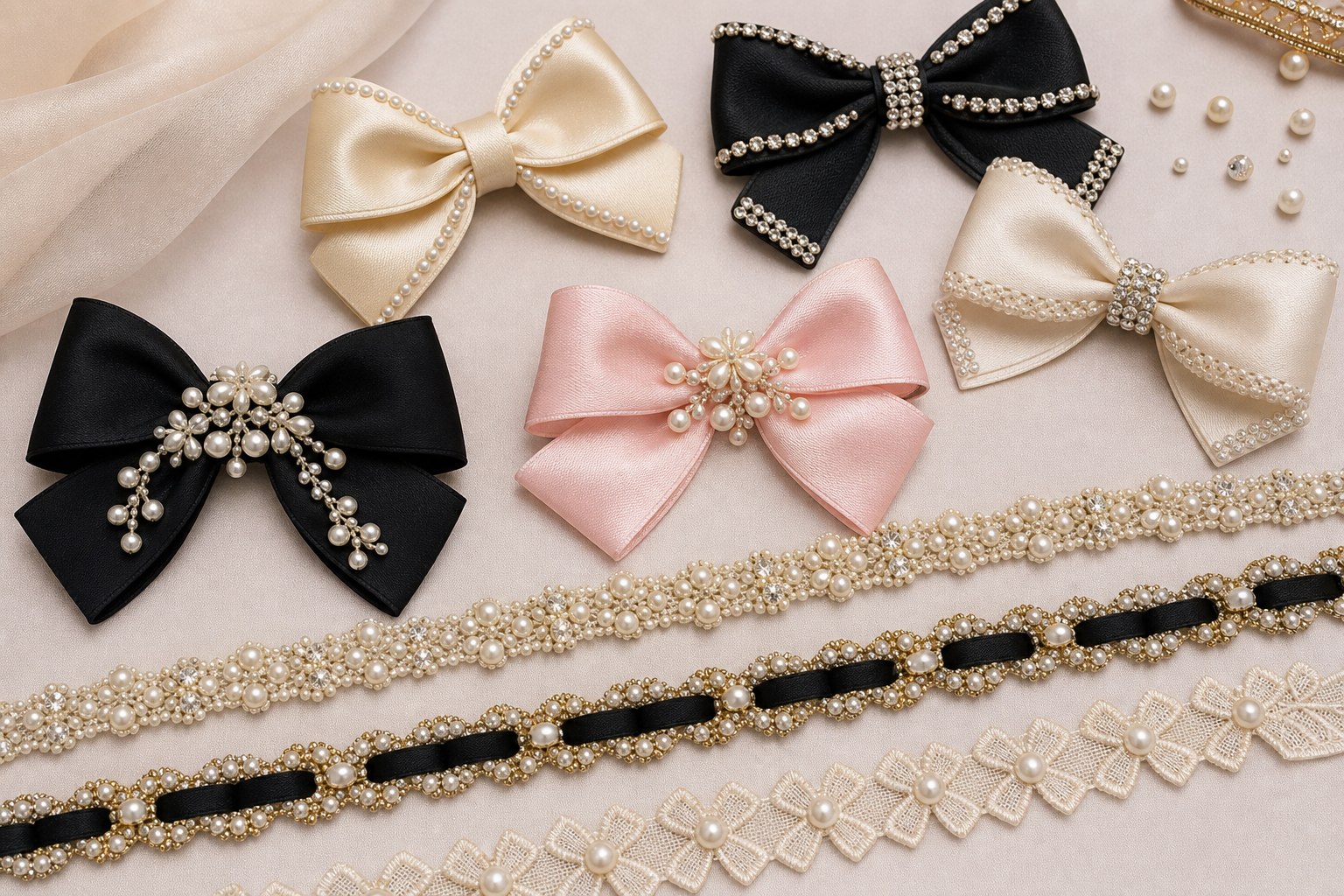 H & MR sourcing product — Bows, Beads